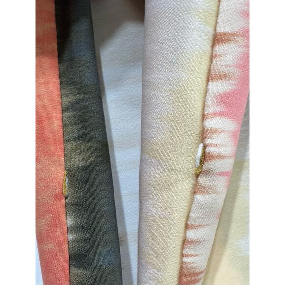 Mignon Doo Anthropologie Kimono Cardigan Open Front Multicolored Tie Dye READ - Picture 10 of 11